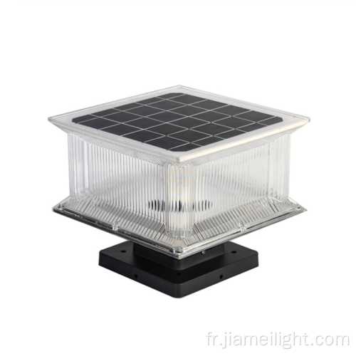 lumière de pilier solaire 7W Garden solaire Lumière